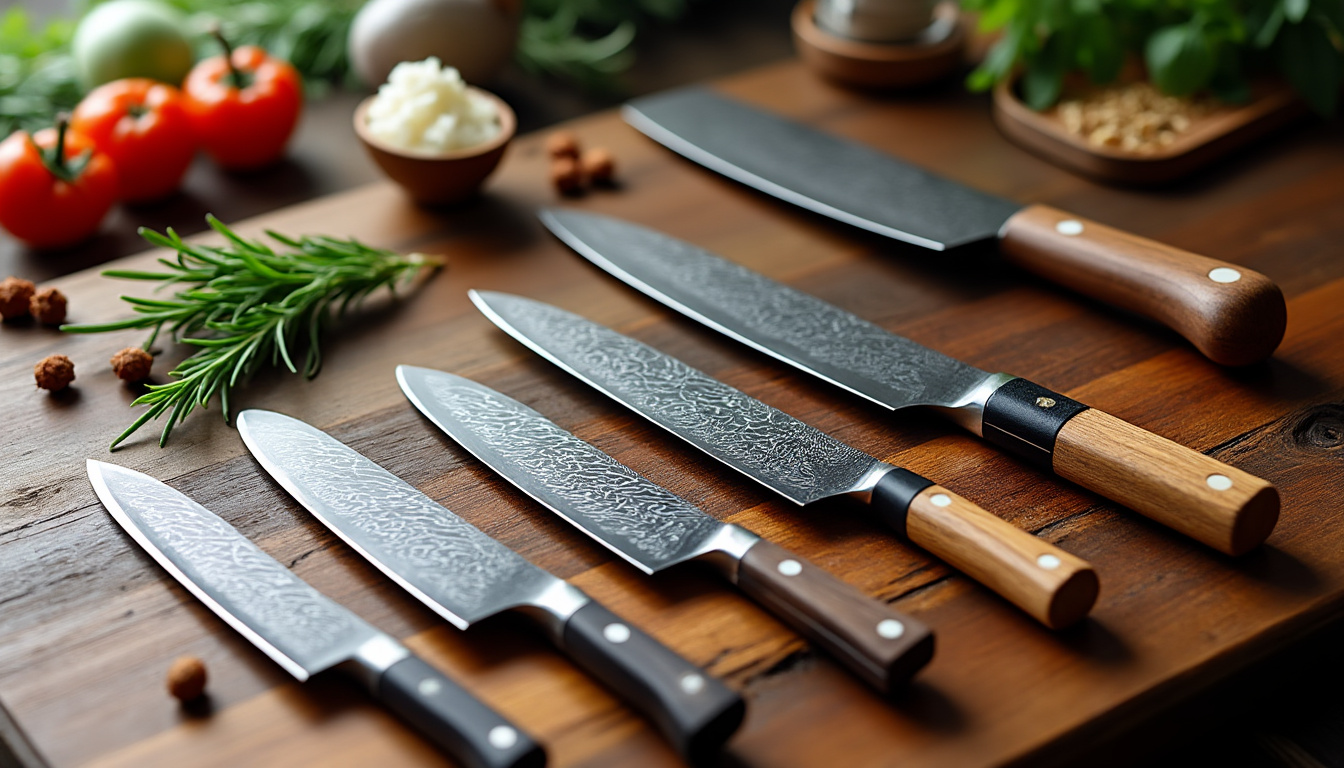 découvrez notre sélection des 5 meilleurs couteaux de chef japonais, alliant tradition et excellence. parfaits pour les cuisiniers amateurs et professionnels, ces couteaux allient précision, qualité des matériaux et esthétisme.