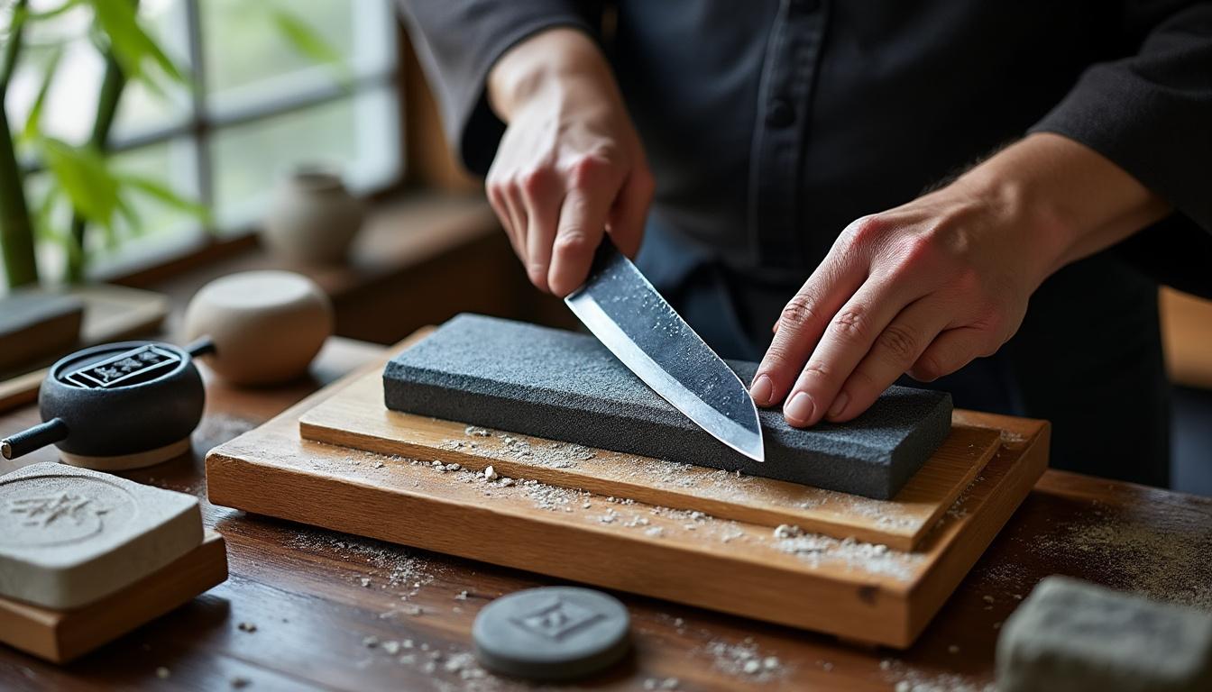 découvrez le processus d'affûtage convexe, essentiel pour maintenir la performance des couteaux japonais. apprenez les techniques spécifiques et les avantages de cette méthode pour obtenir des lames ultra-tranchantes.