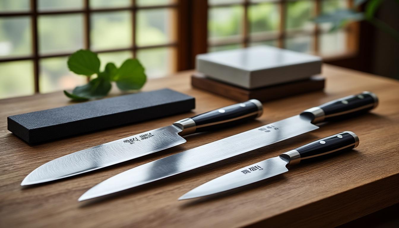 découvrez l'art de l'affûtage asymétrique japonais, une technique essentielle pour optimiser la performance des couteaux japonais. apprenez les secrets de cet affinage unique qui allie tradition et précision, et transformez votre expérience culinaire avec des outils parfaitement aiguisés.