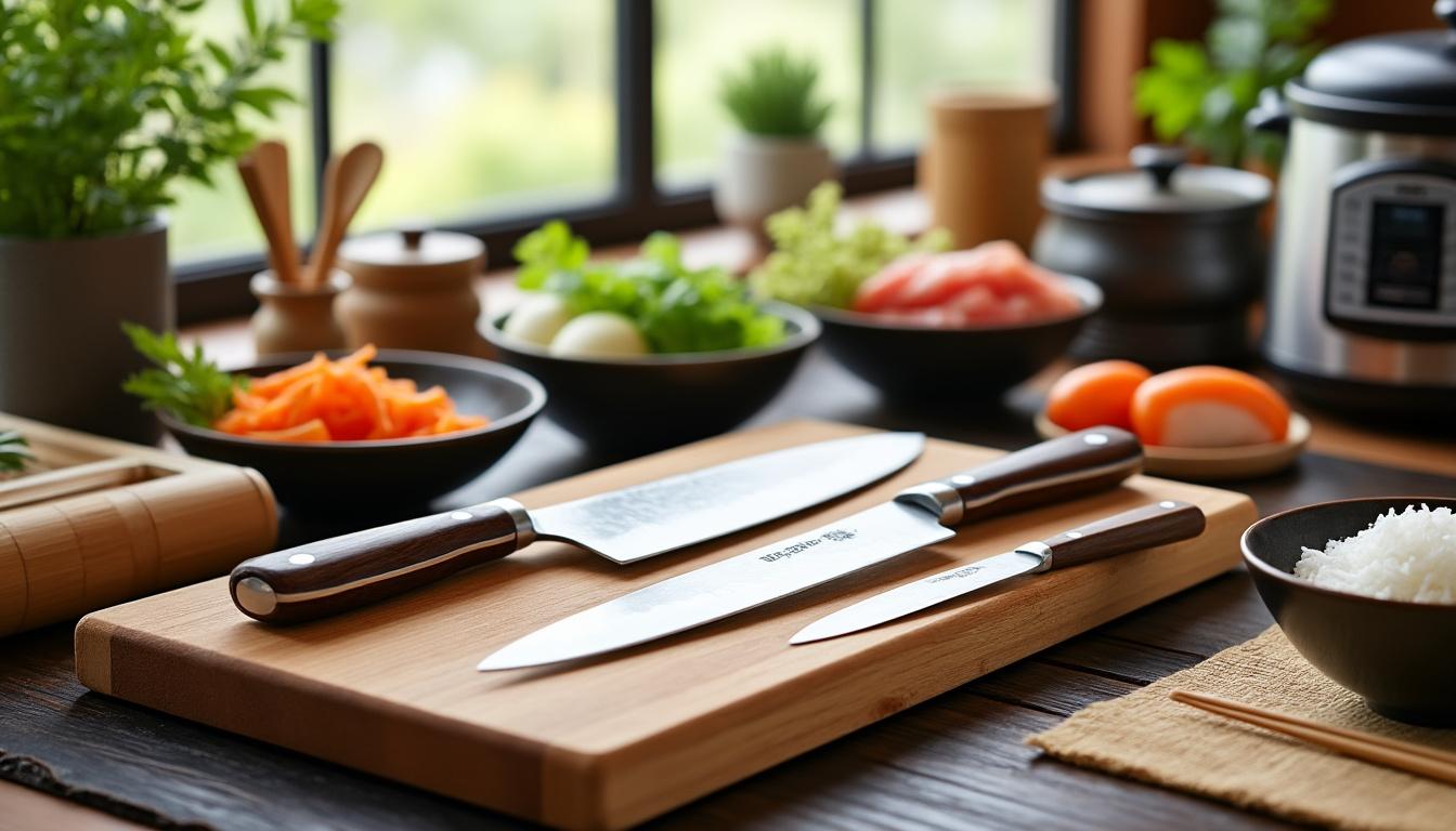 découvrez les bases de la cuisine japonaise avec notre guide pour débutants. apprenez par où commencer et explorez l'importance des couteaux japonais pour réussir vos plats. idéal pour ceux qui souhaitent s'initier à cette cuisine raffinée et pleine de saveurs.