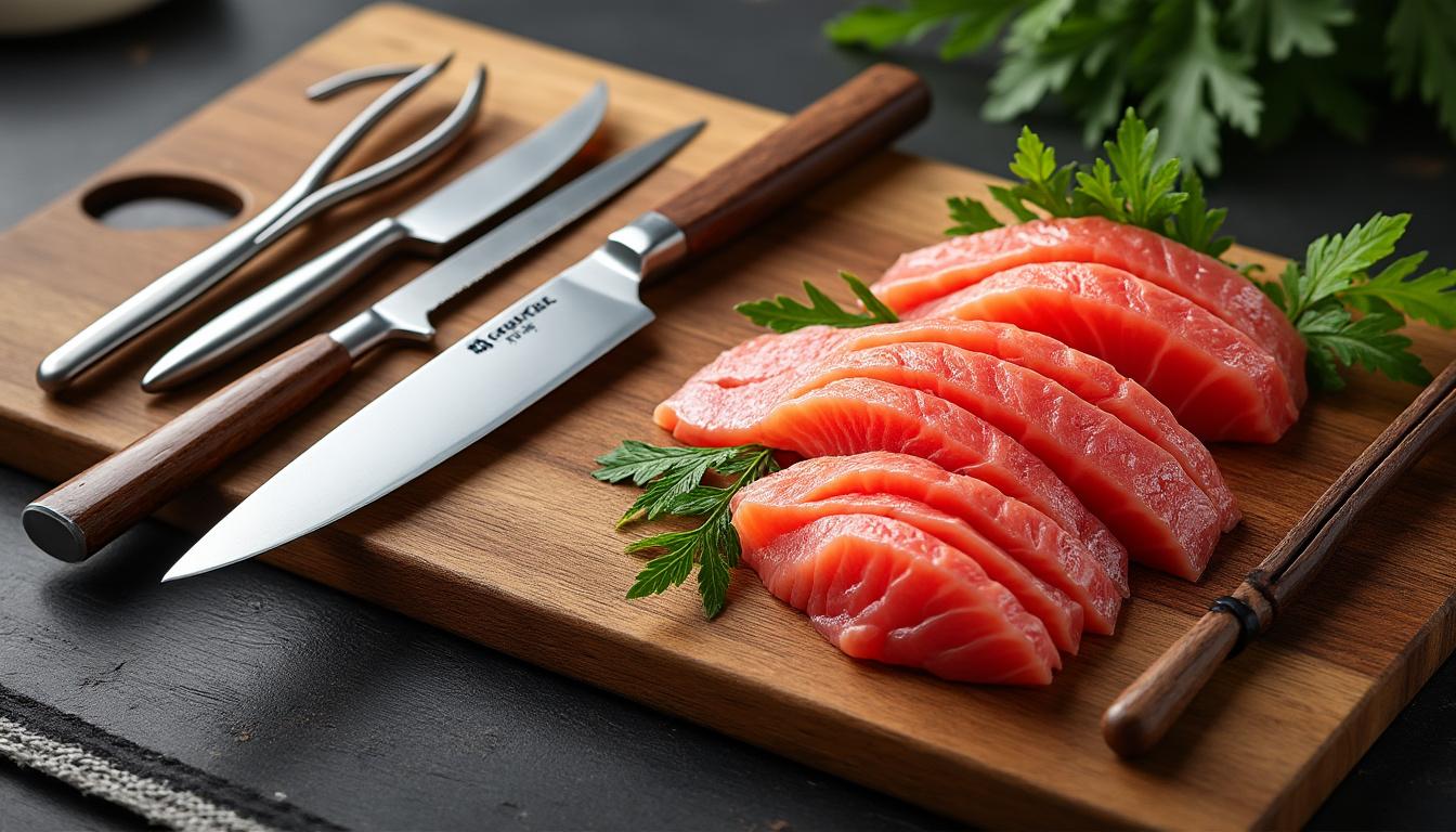 découvrez les outils indispensables pour réaliser une découpe maîtrisée de poisson cru. que vous soyez amateur ou professionnel, apprenez à choisir les couteaux et accessoires qui vous offriront précision et efficacité dans vos préparation culinaires.