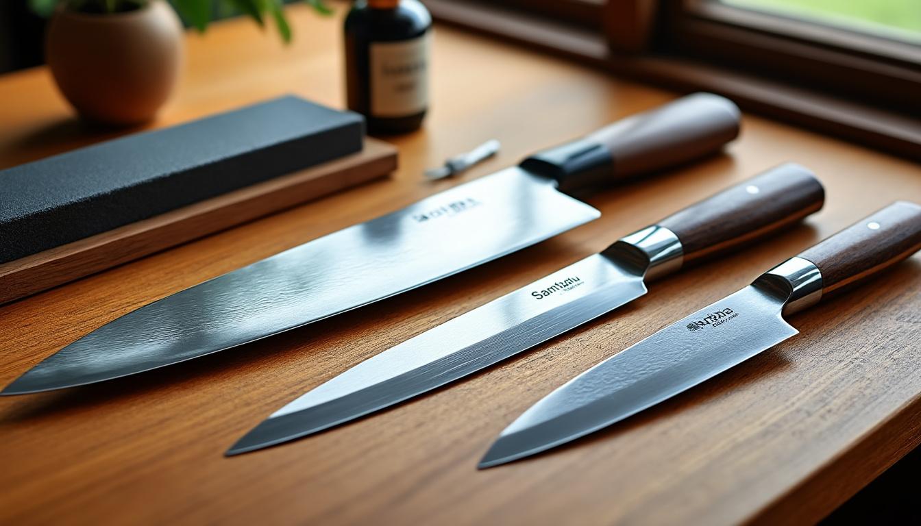 découvrez les meilleures pratiques pour entretenir vos lames en acier carbone, en mettant l'accent sur les couteaux japonais. apprenez à préserver leur tranchant et leur esthétisme grâce à nos conseils d'experts en la matière.