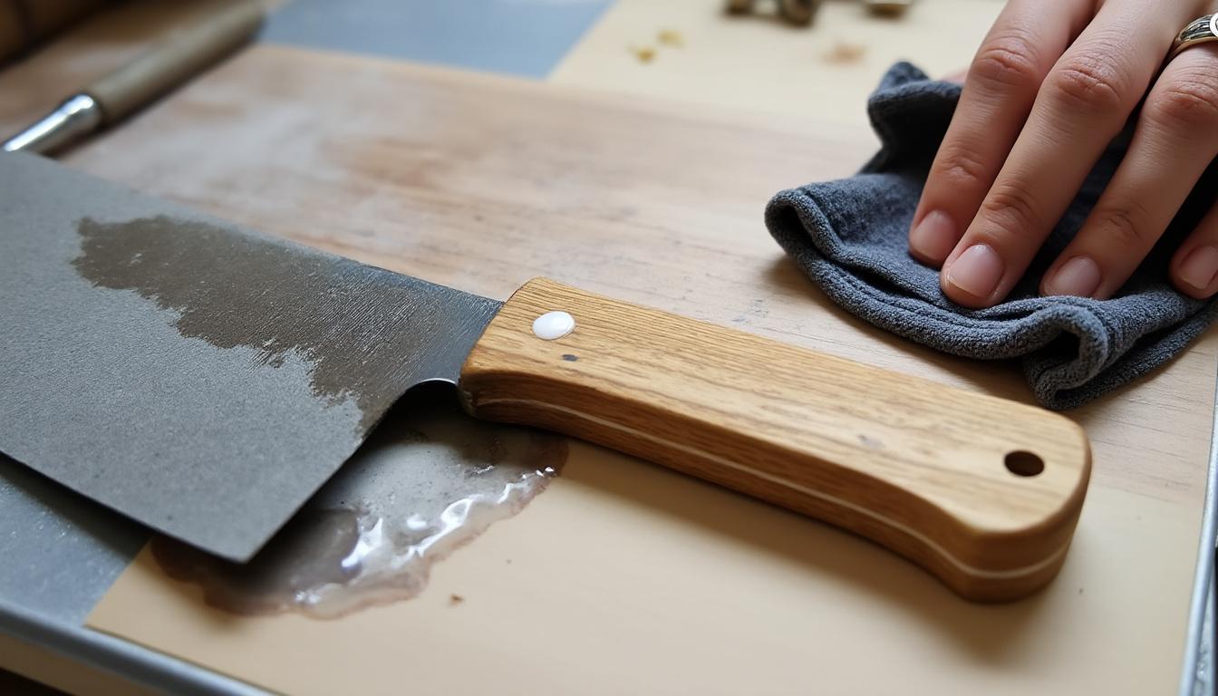 découvrez l'importance d'huiler votre lame pour préserver la qualité de vos couteaux japonais. apprenez quand et comment appliquer l'huile pour garantir performance et longévité à vos outils de cuisine.