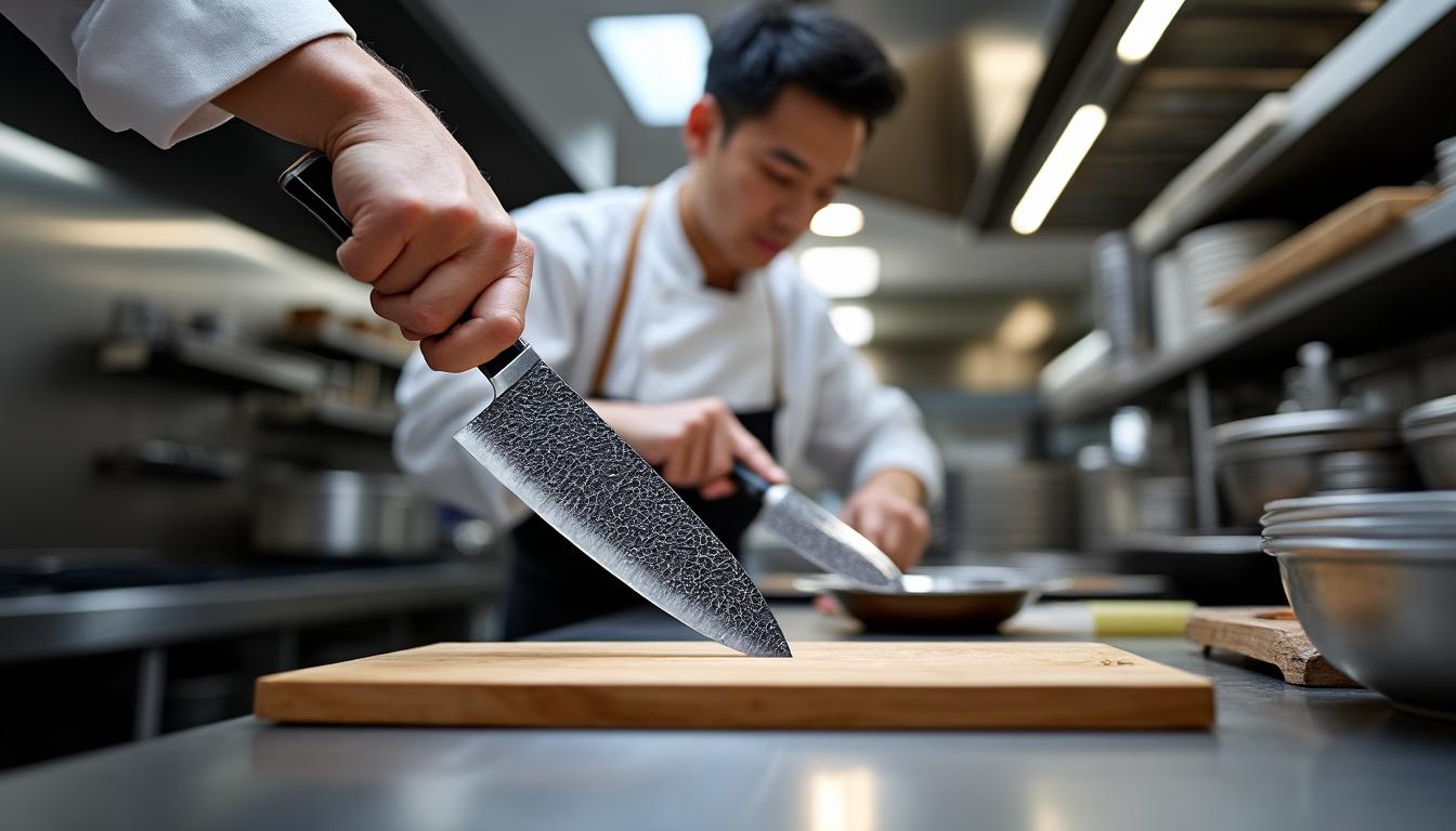 découvrez l'art des couteaux japonais avec shun, fusion parfaite de la tradition kai et de l'excellence. pour les professionnels et passionnés de cuisine, ces couteaux allient précision, performance et héritage ancestral. plongez dans l'univers de la coutellerie japonaise et améliorez votre expérience culinaire.