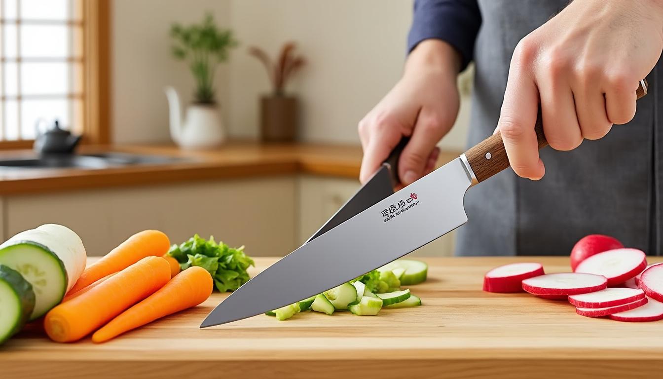 découvrez le couteau usuba, un outil de découpe traditionnel japonais, emblématique de la cuisine asiatique. apprenez son histoire, ses caractéristiques uniques et l'art de la découpe avec cet instrument essentiel pour des plats authentiques et raffinés.