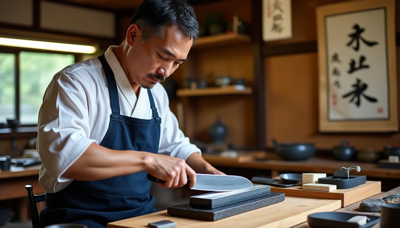 découvrez les différences entre l'affûtage manuel et électrique des couteaux japonais. apprenez les avantages de chaque méthode pour garantir des performances optimales de vos couteaux tout en préservant leur qualité et leur tranchant.