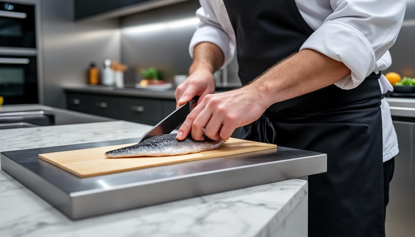 découvrez nos astuces et techniques pour couper un filet de poisson sans l'abîmer. apprenez les gestes précis et les conseils d'experts pour préparer vos poissons avec soin, tout en préservant leur texture et leur saveur. idéal pour les amateurs de cuisine, cette approche vous permettra de réaliser des plats savoureux à base de poisson.