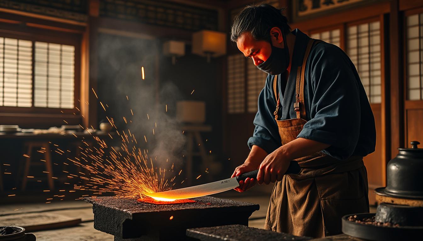 découvrez le kiritsuke, le couteau hybride par excellence qui allie tradition et innovation. idéal pour les chefs professionnels et les passionnés de cuisine, cet ustensile polyvalent est parfait pour trancher, émincer et couper avec précision. apprenez les secrets de son utilisation et les techniques pour sublimer vos plats.