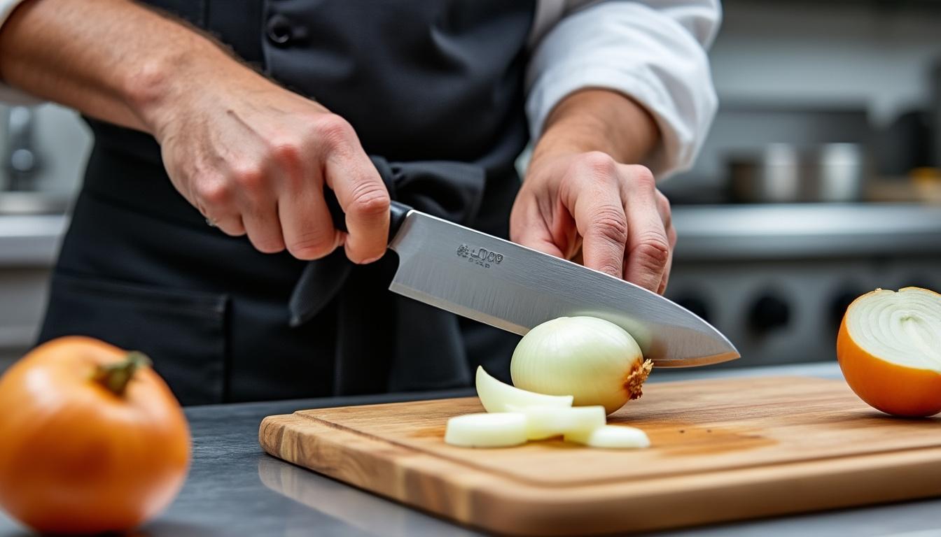 découvrez comment choisir le couteau idéal pour émincer un oignon avec facilité et précision. nos conseils vous aideront à maîtriser l'art de la découpe tout en préservant les saveurs.