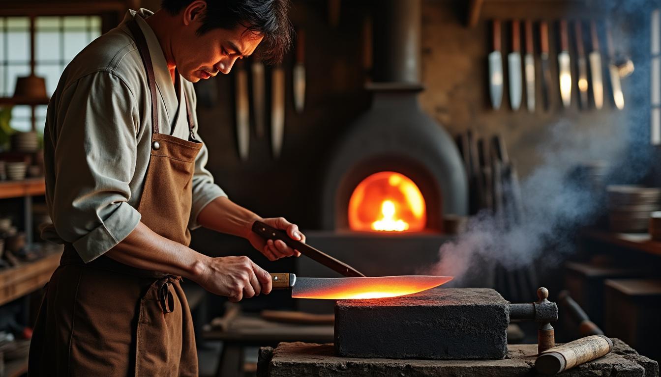 découvrez l'univers fascinant des artisans de sakai, où l'héritage ancestral des couteaux japonais prend vie. plongez dans l'artisanat traditionnel, la passion et le savoir-faire qui transforment chaque pièce en une œuvre exceptionnelle.