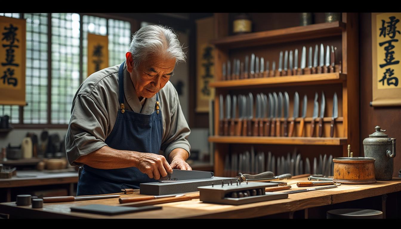 découvrez l'art des artisans de sakai, où tradition et savoir-faire s'entrelacent pour créer des couteaux japonais d'exception. plongez dans cet héritage vivant, symbole d'une expertise transmise de génération en génération.