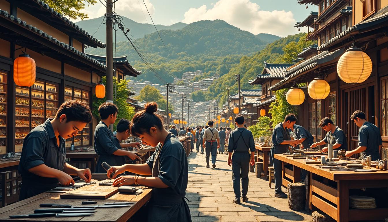 découvrez seki, la capitale du couteau japonais, célÚbre pour son savoir-faire ancestral et sa tradition artisanale. explorez l'histoire fascinante de cette ville, les techniques des maßtres couteliers et les délicates créations qui font la renommée de seki à travers le monde.