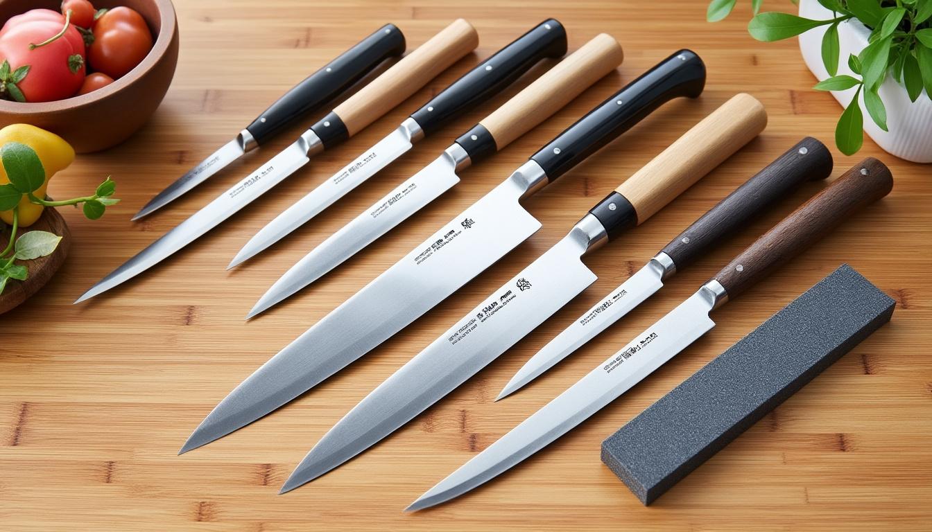 découvrez nos kits complets pour débuter avec un couteau japonais : tout le nécessaire pour bien choisir, utiliser et entretenir votre premier couteau, idéal pour les passionnés de cuisine.