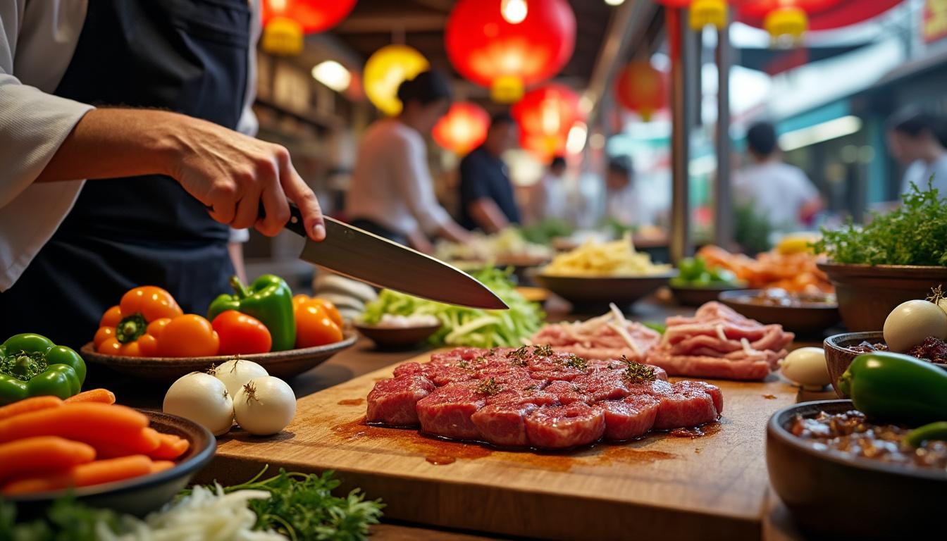 découvrez comment un couteau japonais peut transformer la préparation de la street food, offrant précision et efficacité pour des plats savoureux et authentiques. idéal pour les passionnés de cuisine urbaine !